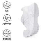 DVTENI Unisex Kids White Antiskid Tennis Sneakers