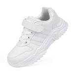 DVTENI Unisex Kids White Antiskid Tennis Sneakers