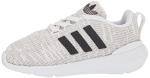 adidas Originals Kids Swift Run 22 Sneaker, White/Core Black/Grey, 7 US Unisex Toddler