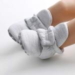 Cozy Non-Slip Booties for Infants in Gray
