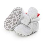 Cozy Non-Slip Booties for Infants in Gray