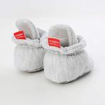 Cozy Non-Slip Booties for Infants in Gray