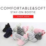 Cozy Non-Slip Booties for Infants in Gray