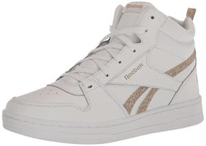 Reebok Girls Royal Prime 2.0 Sneakers, White/Gold