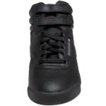Reebok unisex child Freestyle Hi Kids Sneaker, Black/Grey, 4.5 Big Kid US