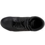 Reebok unisex child Freestyle Hi Kids Sneaker, Black/Grey, 4.5 Big Kid US