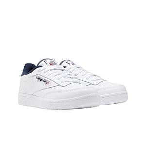 Reebok Boys Club C Sneakers, White/Vector Navy