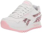 Reebok Girls Classic Jogger 3.0 Sneaker, White/Pink Glow, 5.5 Little Kid