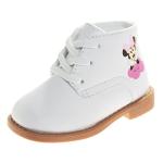 Josmo Unisex First Step Walking Shoes - White/Pink