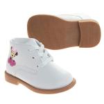 Josmo Unisex First Step Walking Shoes - White/Pink