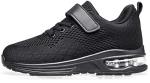 Anlarach Kids Athletic Air Cushion Sneakers - Black