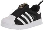 adidas Originals Kids Superstar 360 Sneakers, Black/White/Gold