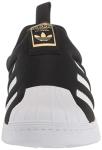 adidas Originals Kids Superstar 360 Sneakers, Black/White/Gold