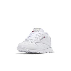 Reebok Classic Leather Sneakers for Toddlers, White/Grey