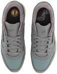 Reebok Boy's Classic Leather Sneaker, Jurassic World/Grey/Teal Fog/Brave Blue, 4.5 Big Kid