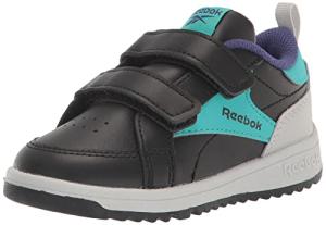 Reebok Kids WeeBok Low Sneaker, Black/Classic Teal/Pure Grey, 8 US Unisex Toddler