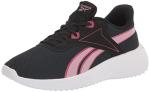 Reebok Women's Lite 3.0 Running Shoe, Black/Infused Lilac/White, 7.5