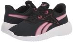 Reebok Women's Lite 3.0 Running Shoe, Black/Infused Lilac/White, 7.5
