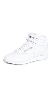 Reebok Women's Hi-Top Sneakers, Intense White/Silver