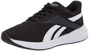 Reebok Women's Energen Plus Running Shoe, Black/White/Silver Metallic, 7.5