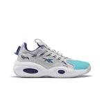 Reebok Solution Mid Basketball Shoe - Light Grey/Purple