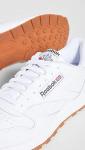 Reebok Men's Classic Leather Sneakers - White/Gum