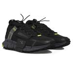 Reebok Zig Kinetica Edge Sneakers, Black/Acid Yellow