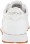 Reebok unisex adult Classic Leather Sneaker, Ftwr White/Pure Grey 3/ Rubber Gum-03, 11.5 Women 10 Men US