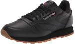 Reebok Classic Leather Running Shoes Black/Gum