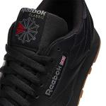 Reebok Classic Leather Running Shoes Black/Gum