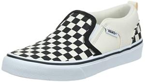 Vans Asher Women's Low-Top Sneakers, Checkerboard White