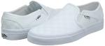 Vans Women's White Checkerboard Slip-On Sneakers 9.5