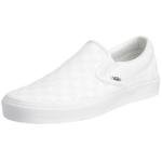 Vans Classic Slip-On Sneakers, True White/Checkerboard