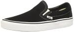 Vans Classic Slip-On Sneakers, Black/White, Size 10.5
