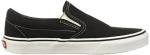 Vans Classic Slip-On Sneakers, Black/White, Size 10.5