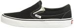 Vans Classic Slip-On Sneakers, Black/White, Size 10.5