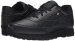 Reebok Men's Classic Sneaker, Black/Dark Grey Heather/Solid Grey