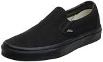 Vans Classic Slip-On Sneakers, Black, Size 5.5 UK