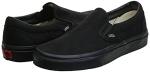Vans Classic Slip-On Sneakers, Black, Size 5.5 UK