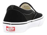 Vans Men's Black/White Slip-On Skate Sneakers, Size 10