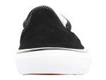 Vans Men's Black/White Slip-On Skate Sneakers, Size 10