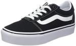 Vans Women's Ward Platform Sneakers in Black