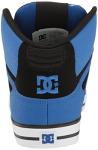 DC Men's Pure High Top Skate Shoes, Black/Blue
