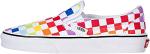 Vans Rainbow Chex Slip-On Skate Sneakers