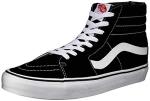 Vans Sk8-Hi Black/White Sneakers - Men's 7/Women's 8.5