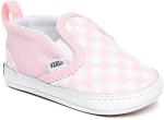 Vans Infant Slip-On Crib Sneakers - Pink/White