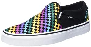 Vans Asher Slip-On Sneaker - Rainbow Checkerboard