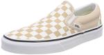Vans Classic Slip-On Trainers in Beige Checkerboard