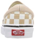 Vans Classic Slip-On Trainers in Beige Checkerboard