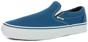 Vans Classic Slip-On Sneakers, Navy Blue, Size 7